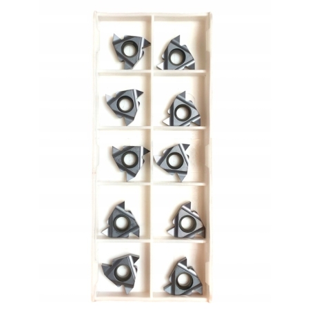 Płytki wieloostrzowe 16 ER AG60 LDA wkładki, gwint zewnętrzny P M K